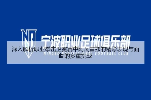 深入解析职业拳击卫冕赛中阿瓦雷兹的精彩表现与面临的多重挑战